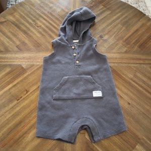 Carter's | Sleeveless Hooded Romper | Gray